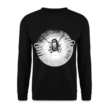 Queen bee - Unisex Sweatshirt - black - Front - Alina (178cm) & Michal (187cm)