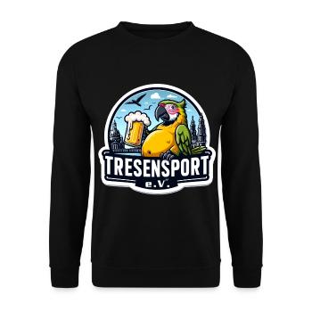 Tresensport e.V. - Unisex Pullover - Schwarz - Vorne - Alina (178cm) & Michal (187cm)