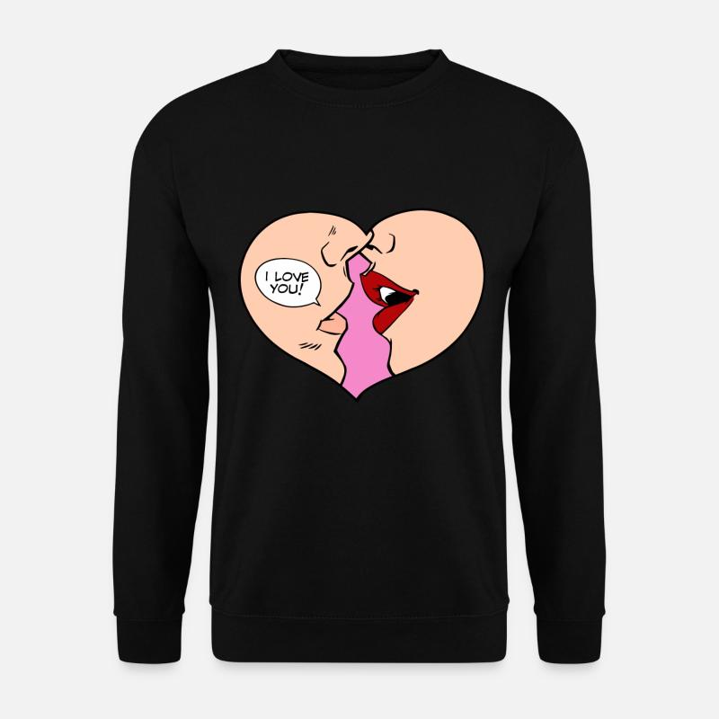 Ich Liebe Dich - Unisex Pullover - Schwarz