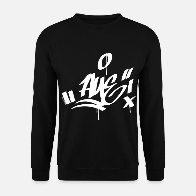 Aue T Shirt Graffiti - Unisex Sweatshirt - black