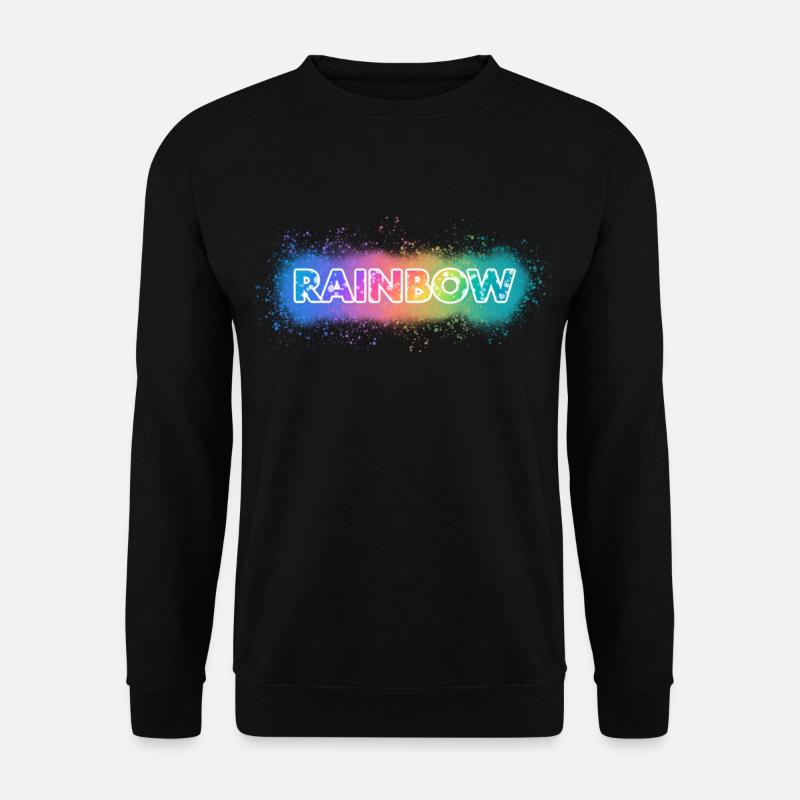 Rainbow - Unisex Pullover - Schwarz