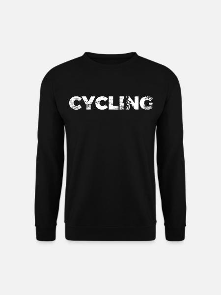 Funny cyclist - Unisex Sweatshirt - black