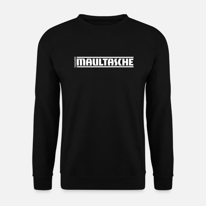 „Genussmittel“ Serie | Maultasche - Unisex Pullover - Schwarz