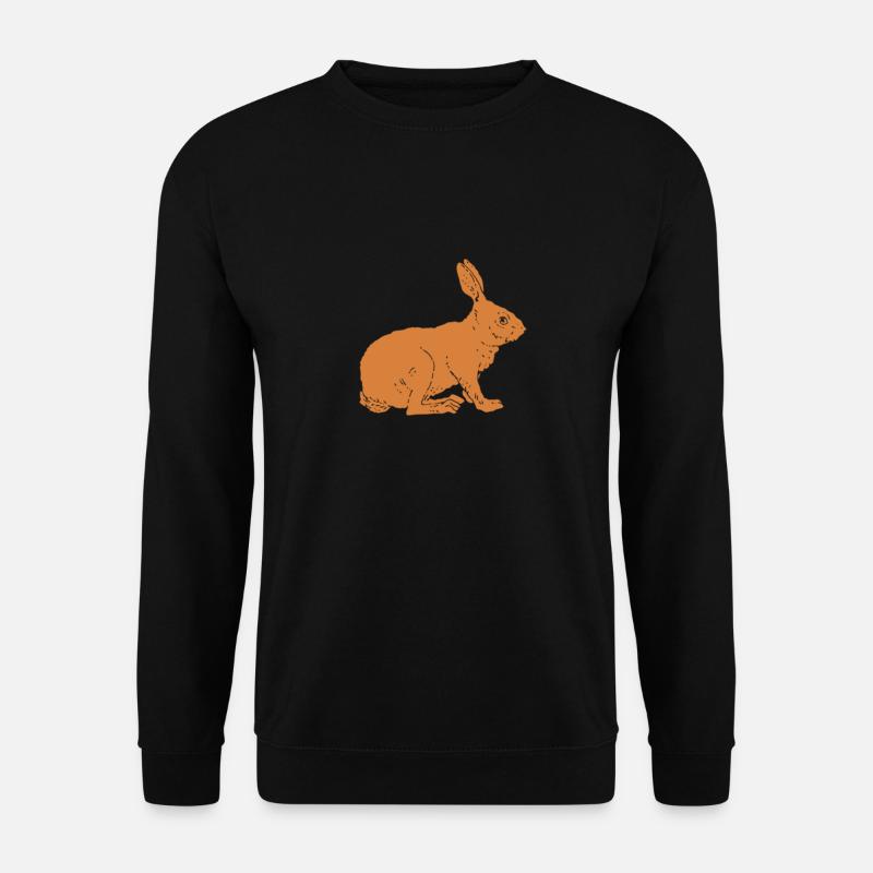 Hase - Unisex Pullover - Schwarz
