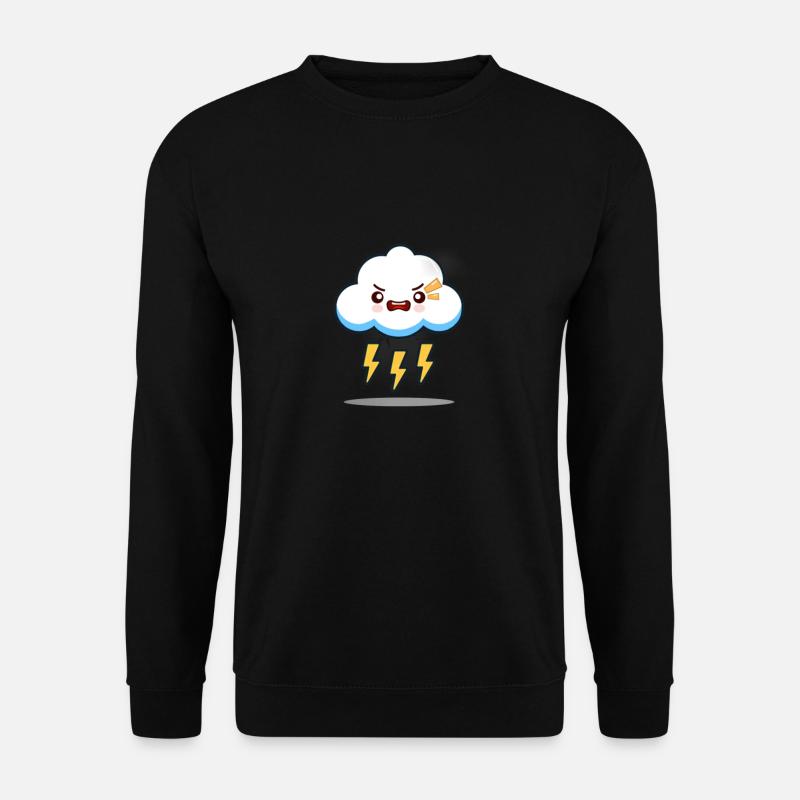 Rays eine andere Wolke! - Unisex Pullover - Schwarz