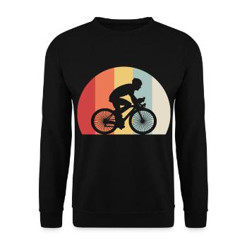cyklister - Unisex sweater - sort - Foran - Alina (178cm) & Michal (187cm)