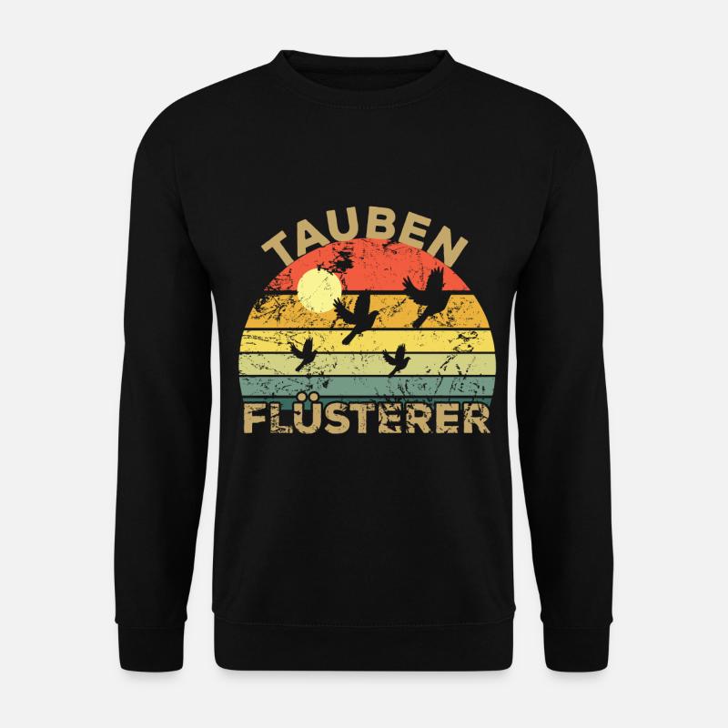 Tauben Flüsterer - Unisex Pullover - Schwarz