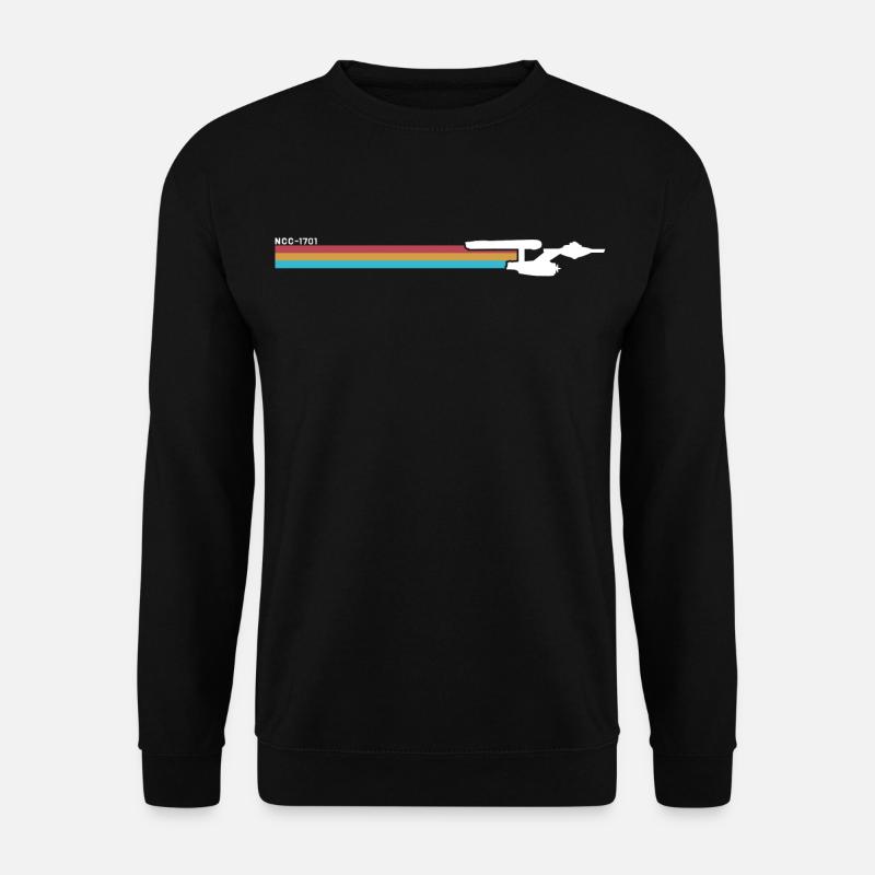 Star Trek The Original Series NCC-1701 Regenbogen - Unisex Pullover - Schwarz