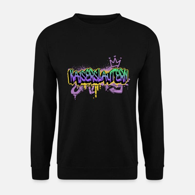Kaiserslautern Germany Graffiti Spray Sprayer - Unisex Sweatshirt - black