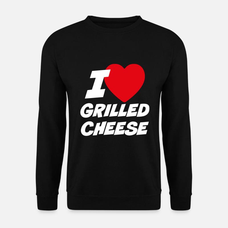 I Love Grilled Cheese - Unisex Sweatshirt - black