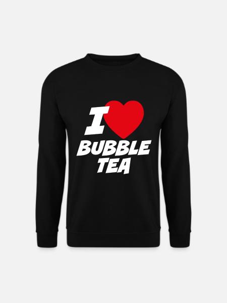 I Love Bubble Tea - Unisex Sweatshirt - black