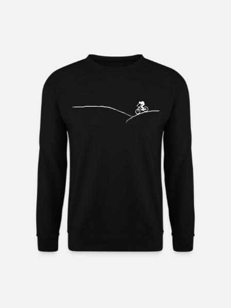 MTB Mountainbike Mountainbiker - Unisex Pullover - Schwarz