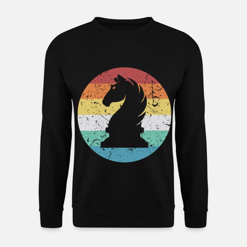 Schach Springer - Unisex Pullover - Schwarz