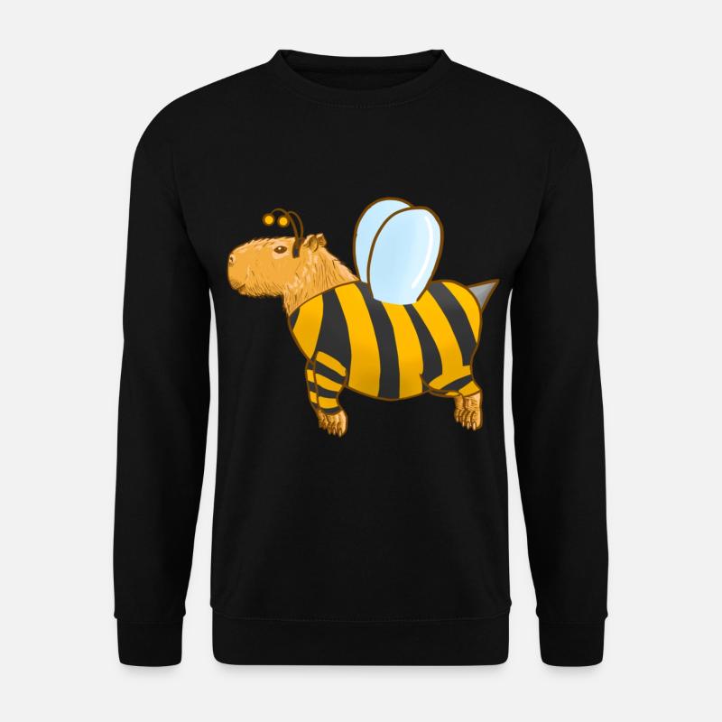 Costume d’abeille Capybara - Sweat-shirt Unisexe - noir