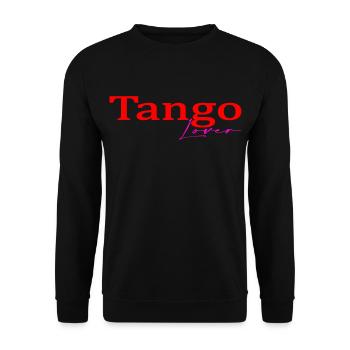 Tango - Unisex Sweatshirt - black - Front - Alina (178cm) & Michal (187cm)