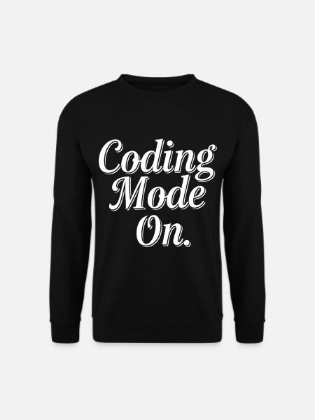 Coding Mode On 11 - Unisex Pullover - Schwarz