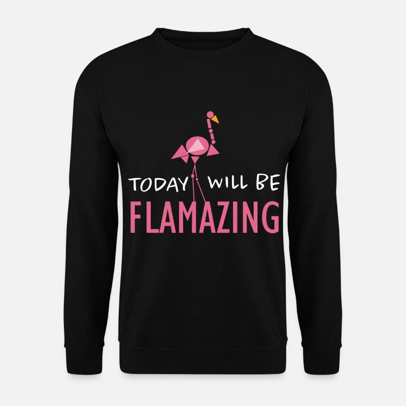 Flamingo - Unisex Pullover - Schwarz