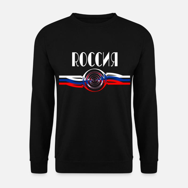 Couleurs nationales de la Russie - Sweat-shirt Unisexe - noir