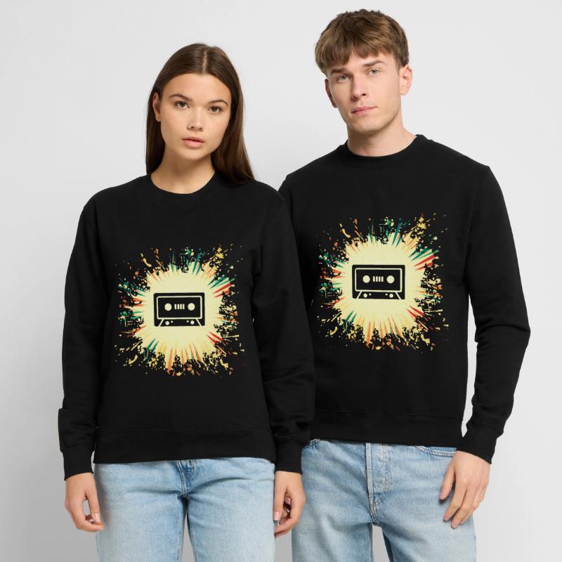 Cassette Cassette compacte Cassette musicale Sweat-shirt Unisexe