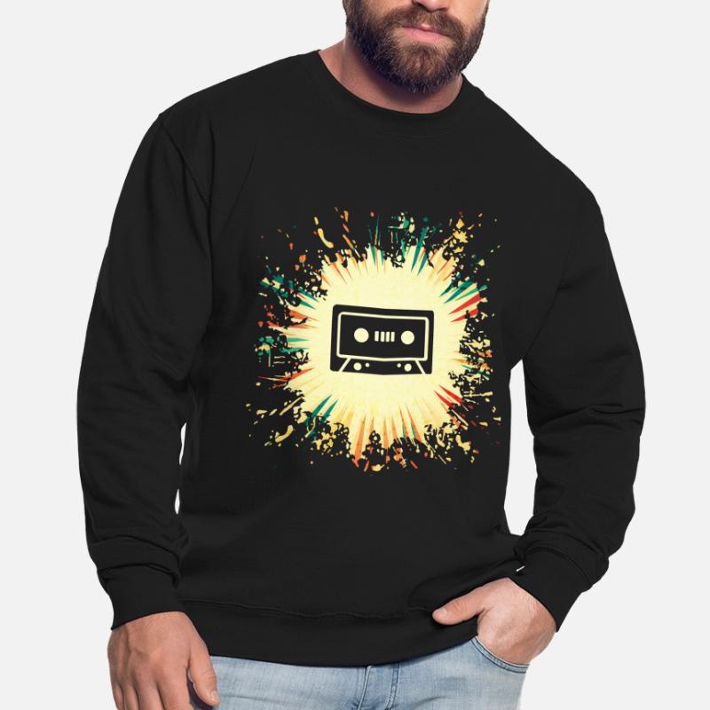 Cassette Cassette compacte Cassette musicale Sweat-shirt Unisexe