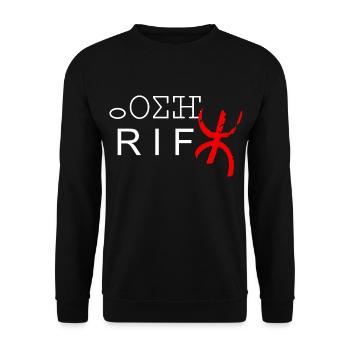Le Rif - Sweat-shirt Unisexe - noir - Devant - Alina (178cm) & Michal (187cm)