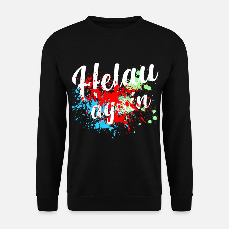 Helau Fasching, Fastnacht - Unisex Pullover - Schwarz