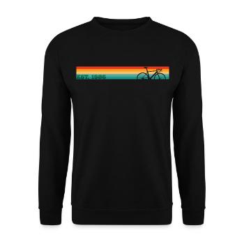 Millésime 1986 - Sweat-shirt Unisexe - noir - Devant - Alina (178cm) & Michal (187cm)