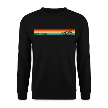 Vintage 1966 - Unisex Pullover - Schwarz - Vorne - Alina (178cm) & Michal (187cm)