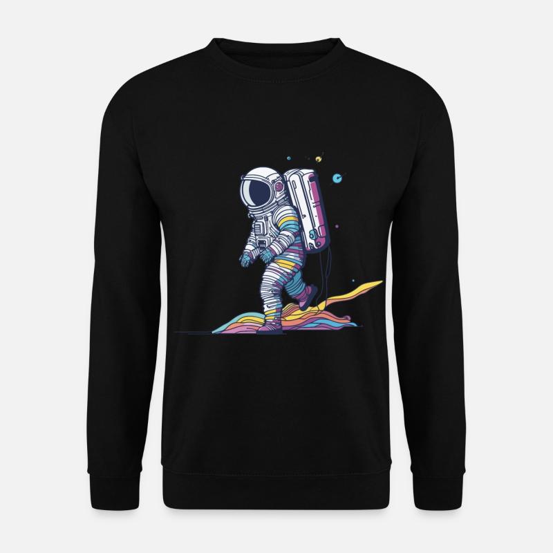 Astronaut - Unisex Pullover - Schwarz