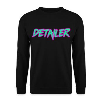Car Detailer, Car Lover, Vehicle Detailer - Unisex Sweatshirt - black - Front - Alina (178cm) & Michal (187cm)