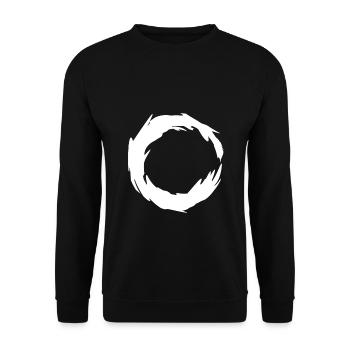 Cercle - Sweat-shirt Unisexe - noir - Devant - Alina (178cm) & Michal (187cm)