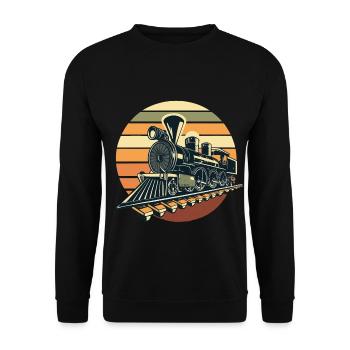 Zug - Unisex Pullover - Schwarz - Vorne - Alina (178cm) & Michal (187cm)