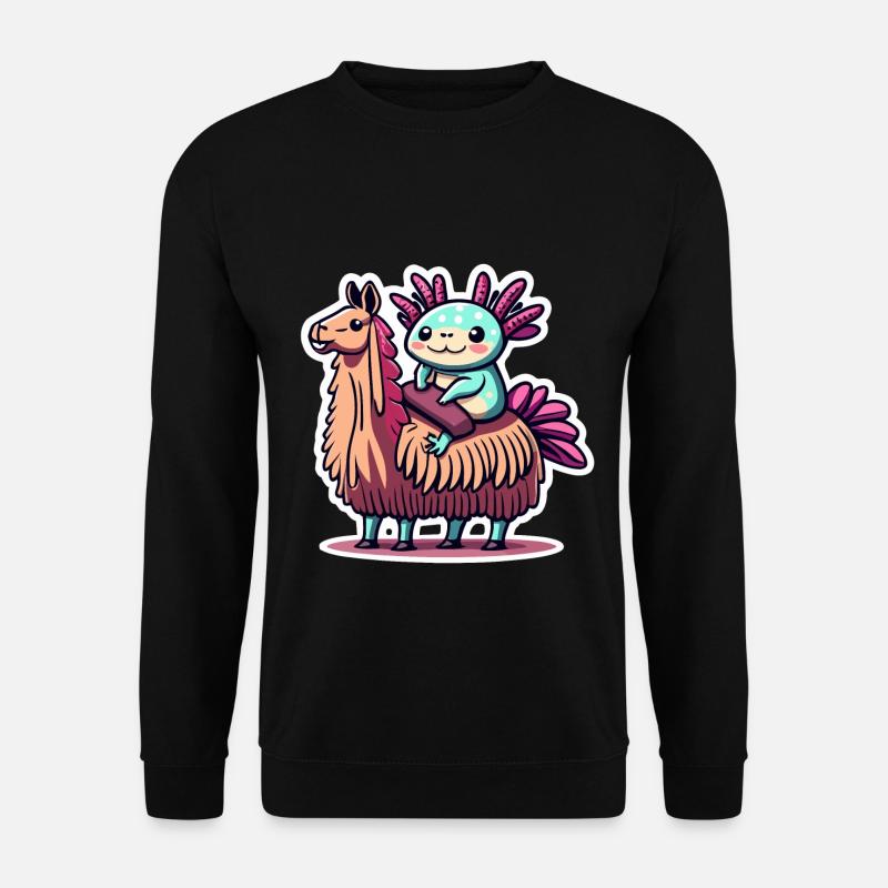 Axolotl - Unisex Pullover - Schwarz