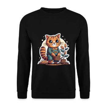 Cultivateur - Sweat-shirt Unisexe - noir - Devant - Alina (178cm) & Michal (187cm)