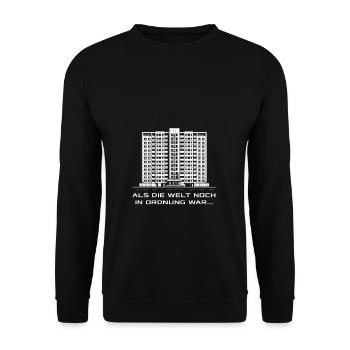 GDR Prefabricated Building Homeland When the World Was All Right - Unisex Sweatshirt - black - Front - Alina (178cm) & Michal (187cm)