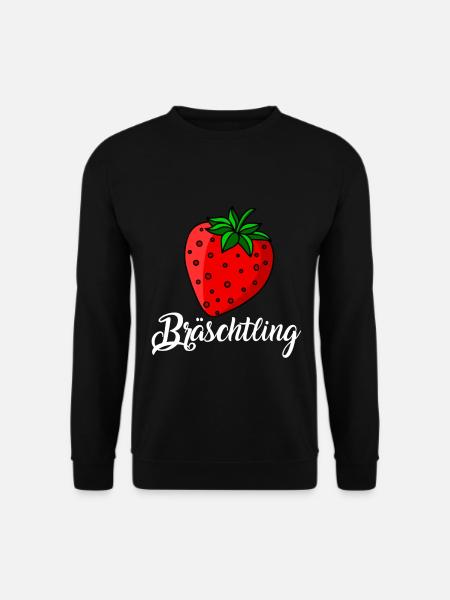 schwäbischer Dialekt - Bräschtling schwabenland - Unisex Pullover - Schwarz