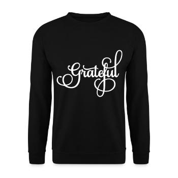 Danke - Unisex Pullover - Schwarz - Vorne - Alina (178cm) & Michal (187cm)
