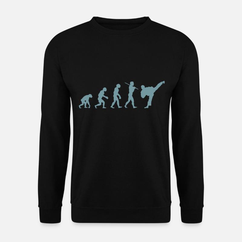 Évolution du karaté - Sweat-shirt Unisexe - noir