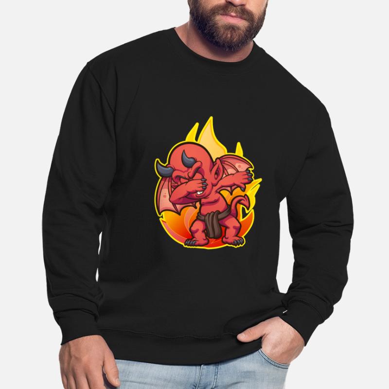 Dabbing Devil Dab Debben Dance Dancing Gift Idea Unisex Sweatshirt