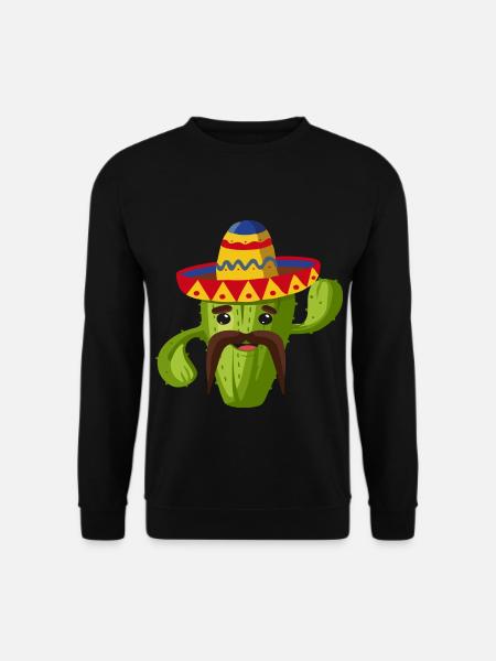 Cactus cactus Mexican - Unisex Sweatshirt - black