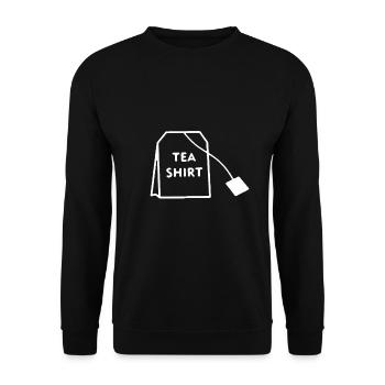 Tea shirt - Unisex Sweatshirt - black - Front - Alina (178cm) & Michal (187cm)