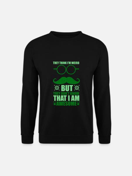 Mustache mustache mustache mustache - Unisex Sweatshirt - black