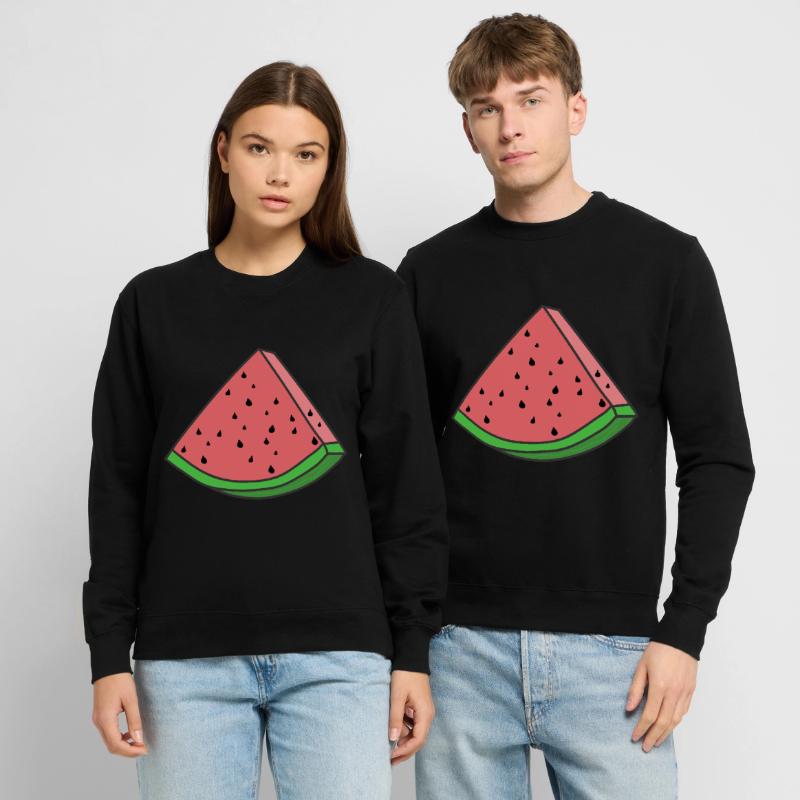 Pastèque Pastèque Pièces de pastèque Sweat-shirt Unisexe