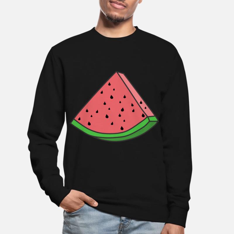Pastèque Pastèque Pièces de pastèque Sweat-shirt Unisexe