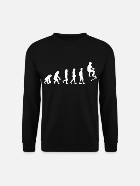 Stunt Scooter Freestyle Scootering Evolution - Unisex Sweatshirt - black