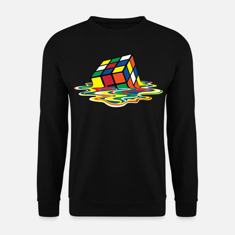 Rubik's Cube En Train De Fondre - Sweat-shirt Unisexe - noir