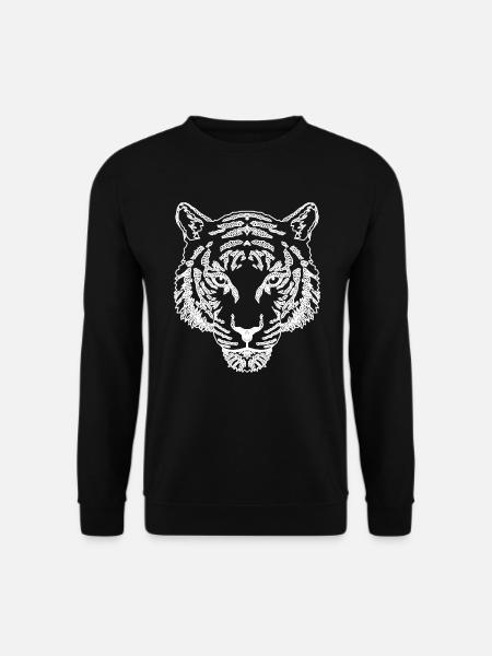 White Tiger - Unisex Sweatshirt - black