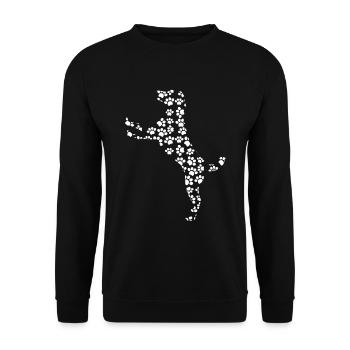 Labrador - Unisex Sweatshirt - black - Front - Alina (178cm) & Michal (187cm)