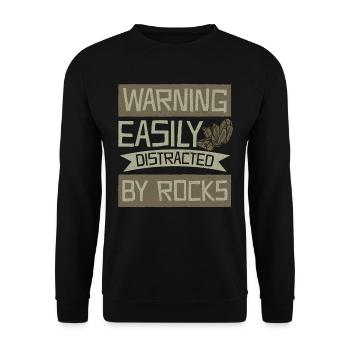Geologie Späße - Unisex Pullover - Schwarz - Vorne - Alina (178cm) & Michal (187cm)