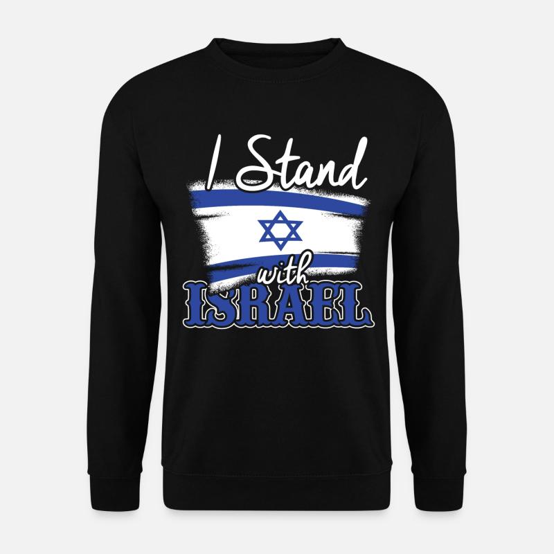 Israel - Unisex Pullover - Schwarz